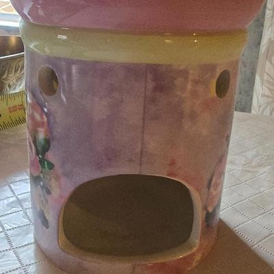 IRON CANDLE HOLDER AND SCENTSY SCENTED WAX BURNER