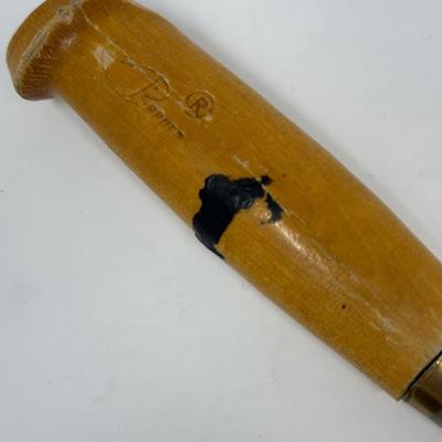 Sale Photo Thumbnail #9: 6 1/4” blade leather scabbard