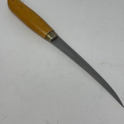 Sale Photo Thumbnail #11: 6 1/4” blade leather scabbard