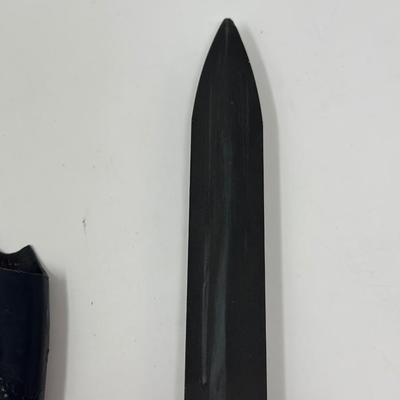 Sale Photo Thumbnail #38: New bayonet from action arms in the 80's IMI IDF. Top of scabbard is broken. See pictures
