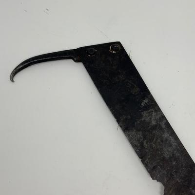 Sale Photo Thumbnail #66: Handmade. Used for harvesting beets. Blade is 10 3/8”