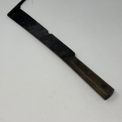 Sale Photo Thumbnail #67: Handmade. Used for harvesting beets. Blade is 10 3/8”