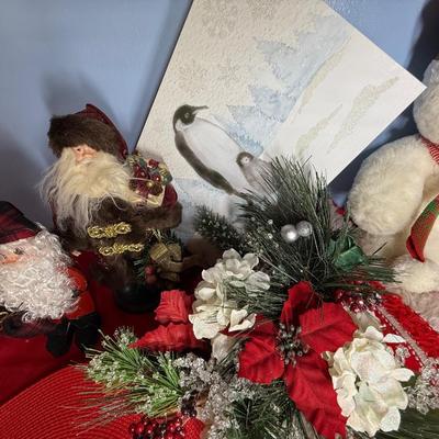 Red Christmas items