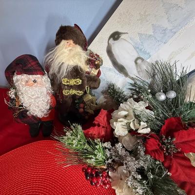 Red Christmas items