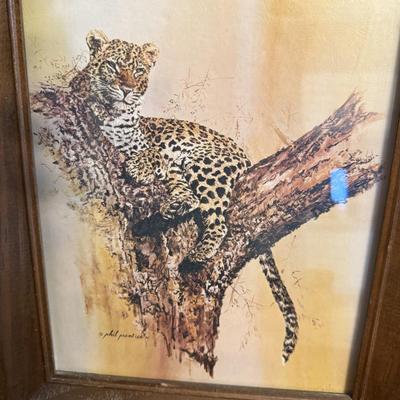 Group of framed art, picture frames