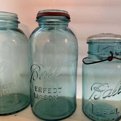 Blue Ball Perfect Mason Jars
