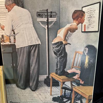 Norman Rockwell “Before the Shot” plus frames