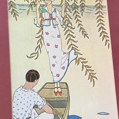 George Barbier Vintage Prints Art Deco with Frames 8” x 10”