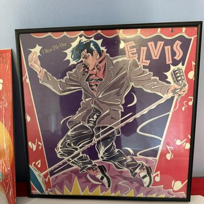 Elvis memorabilia including piggy bank