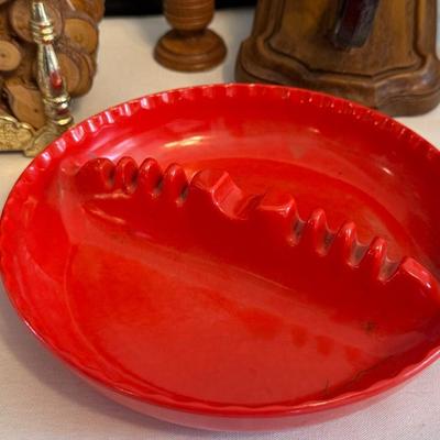 Vintage Items, Red ash trays