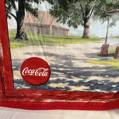 LeBanque slot machine w/COKE items & throw,