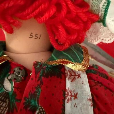Raggie Anne and Andy Porcelain Dolls