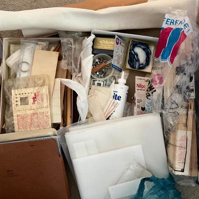 877 Assortment of Needlework Supplies