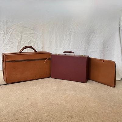 879 Vintage Hartmann Suitcase Lot