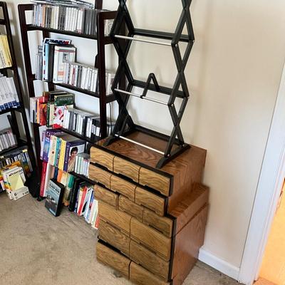 884 Large Assorted Lot of Cassette Tapes with Cassette Drawers