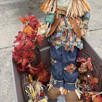 Fall items with tote