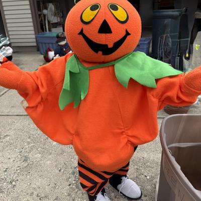 Pumpkins/Halloween group with tote