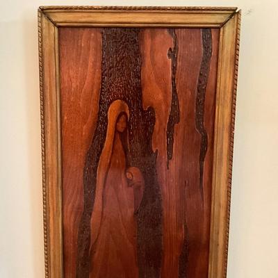 887 Pair of Wall Mirrors and Woodart