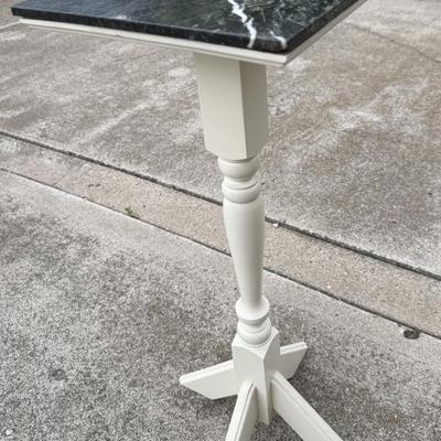 Marble top table stand