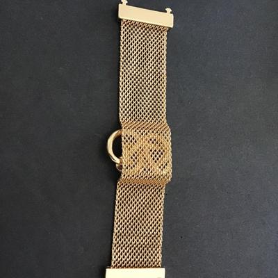 Gold, toned, fashion, statement bracelet