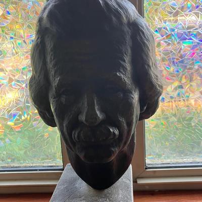 Mark Twain Bust Sculpture Signed “Heilborn 65”