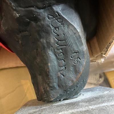 Mark Twain Bust Sculpture Signed “Heilborn 65”
