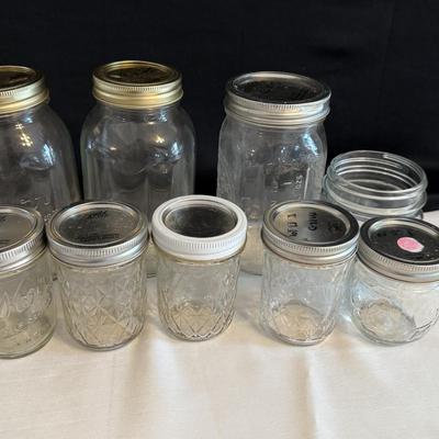 Jars, pint and quart