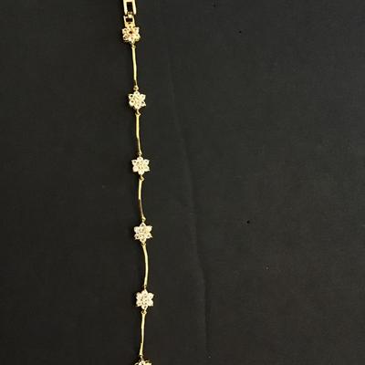 Beautiful, gold Plated, silver 925 bracelet
