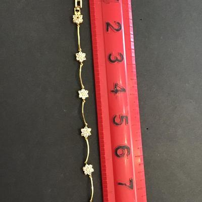 Beautiful, gold Plated, silver 925 bracelet