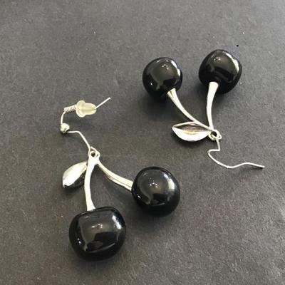 Black Cherry Earrings