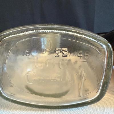 Vintage Mrs Butterworth syrup glass containers,Watkins glass jar