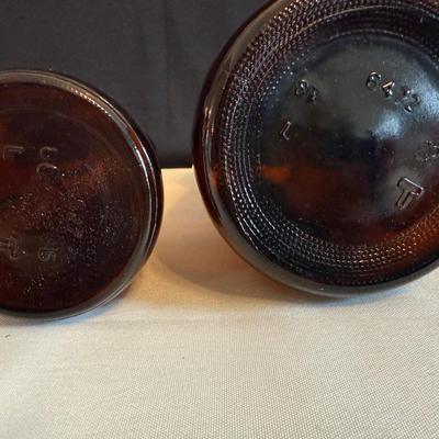 Vintage Mrs Butterworth syrup glass containers,Watkins glass jar