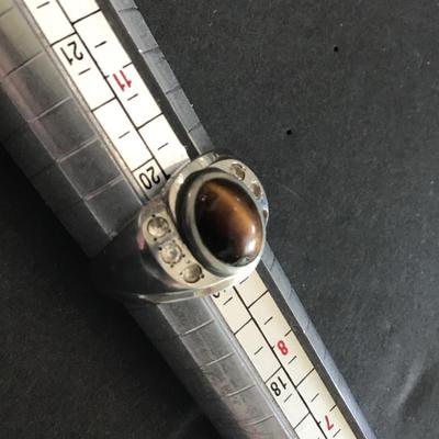 Vintage Mens stone ring