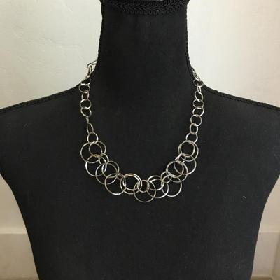 Beautiful gunmetal, gray, Lia Sophia necklace