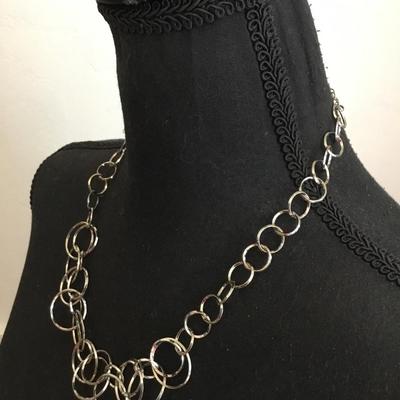 Beautiful gunmetal, gray, Lia Sophia necklace