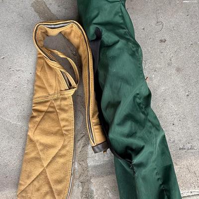 Leather/cloth Gun case and camping chair