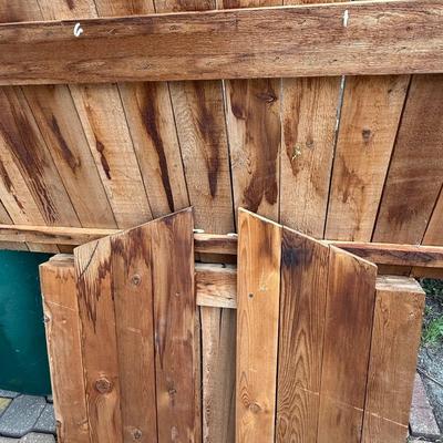 Wooden shelf