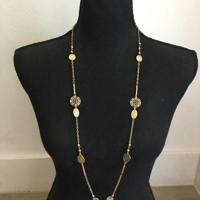 Beautiful loft, fashion, necklace, gold toned