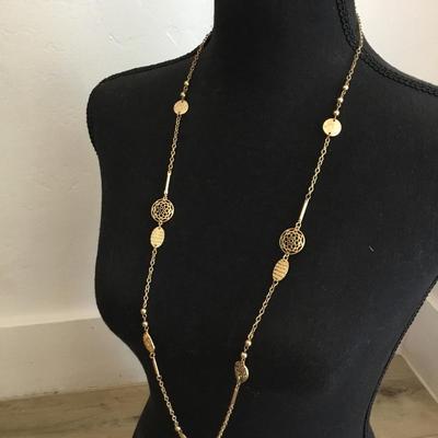 Beautiful loft, fashion, necklace, gold toned