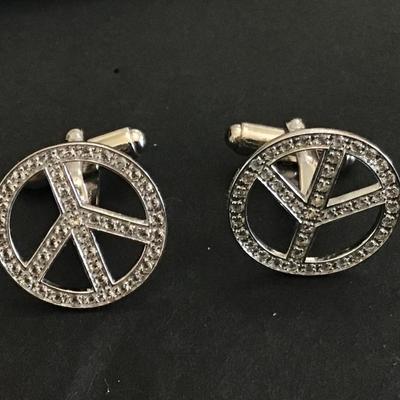 Sterling Silver Marked Cuff links