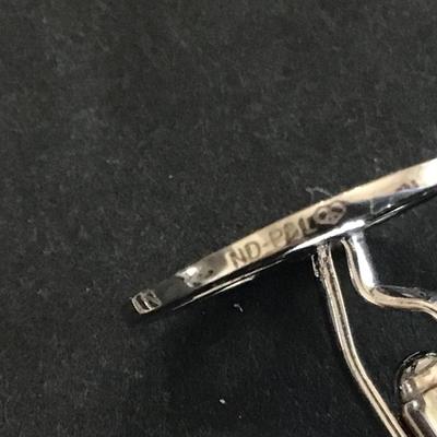 Sterling Silver Marked Cuff links
