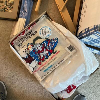 707 Large Lot of Needlepoint & Needlepoint Supplies