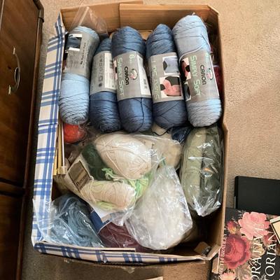 707 Large Lot of Needlepoint & Needlepoint Supplies
