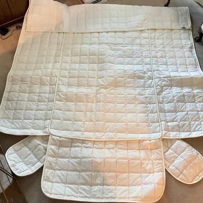 713 Two Twin Quilted Croscill Bed Covers
