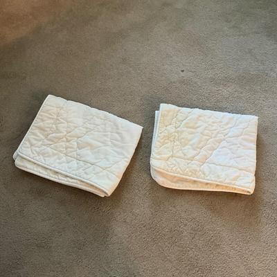 713 Two Twin Quilted Croscill Bed Covers