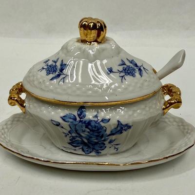 Sale Photo Thumbnail #101: In good used condition, there is minor chips on toothpick holder.