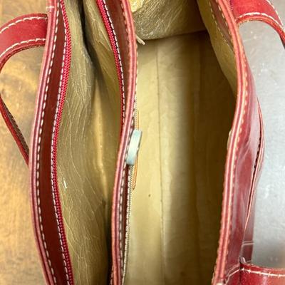 Sale Photo Thumbnail #56: By D'Anna of Firenze (Florence) Italy. Genuine Leather. Good used condition, see photos for style details and size.