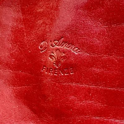 Sale Photo Thumbnail #57: By D'Anna of Firenze (Florence) Italy. Genuine Leather. Good used condition, see photos for style details and size.