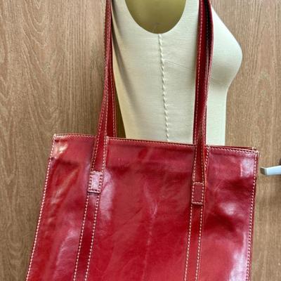 Sale Photo Thumbnail #60: By D'Anna of Firenze (Florence) Italy. Genuine Leather. Good used condition, see photos for style details and size.