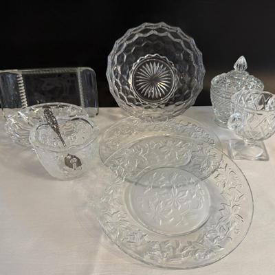 Crystal from Princess House and Fostoria bowl Plus